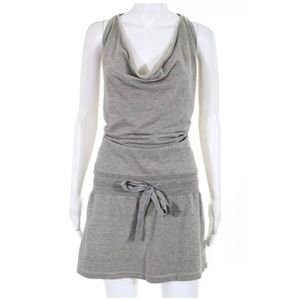 Rosa Chá Spa Racerback Cotton Gray Dress